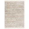 Madison Park Sophia Woven Turkish Area Rugs for Living Room, Diamond Trellis with Tassel, Indoor Dining Accent Modern Home Décor, Ultra Soft Floor High Pile Carpets for Dining Room, 8′ x 10′ Cream