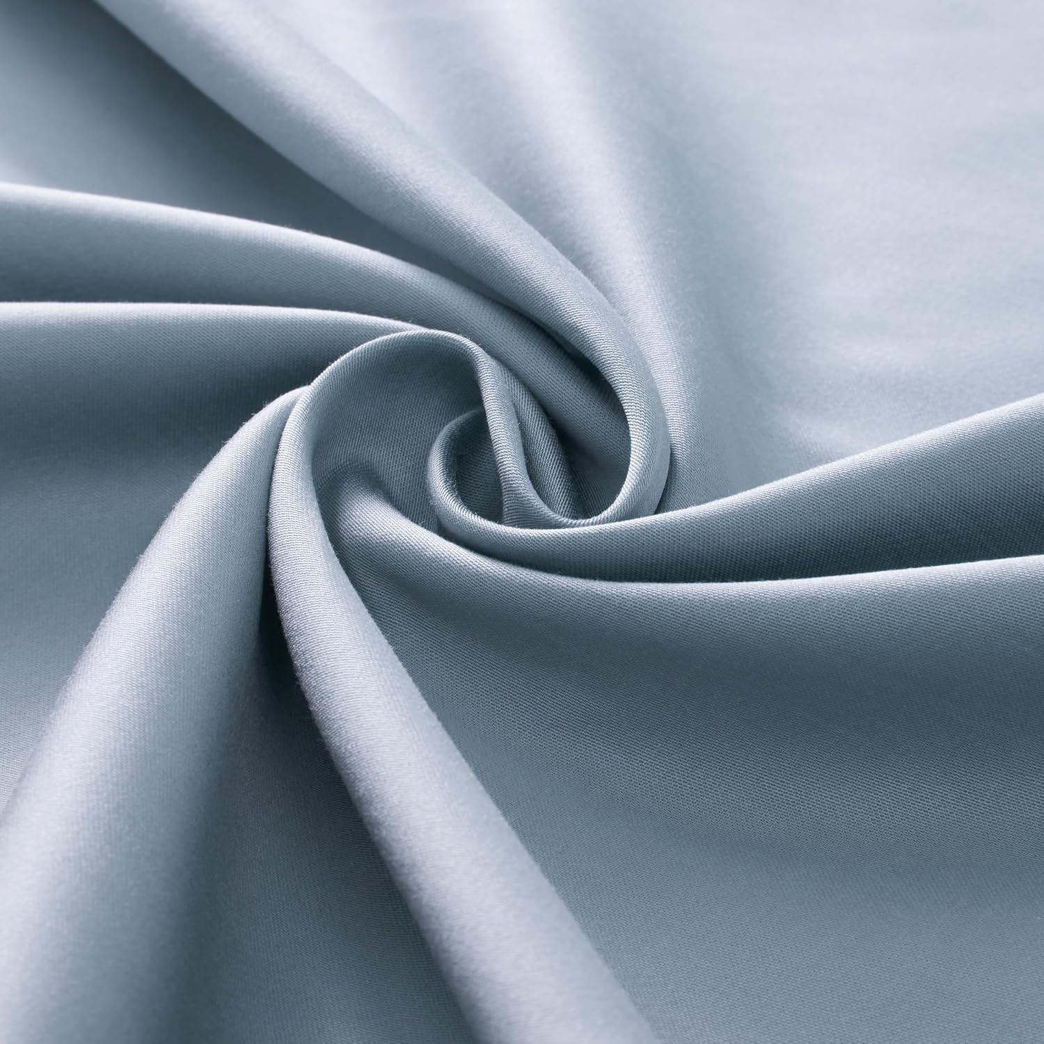 image:imageMadison Park Tencel Lyocell Cotton Blend Sheet Set Queen Size Harbor MistBlue Fog