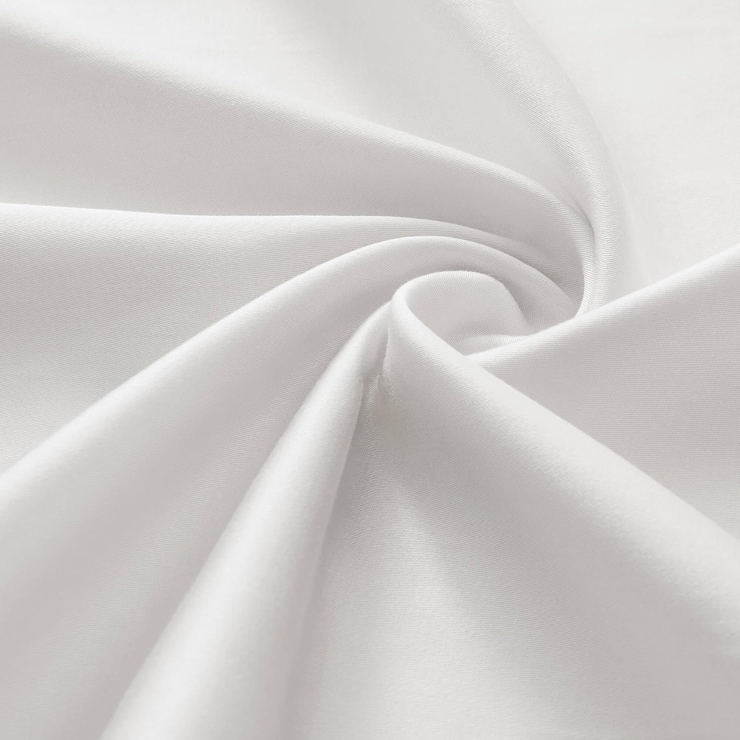 image:imageMadison Park Tencel Lyocell Cotton Blend Sheet Set Queen Size Harbor MistBright White