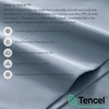 Madison Park Tencel Lyocell Cotton Blend Sheet Set, Queen Size, Harbor Mist(Blue Fog)