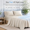 Madison Park Tencel Lyocell Cotton Blend Sheet Set, Queen Size, Harbor Mist(Tofu)
