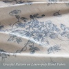 Madison Park Floral Ruffle Curtain, 42″ W x 84″ L, Blue, 2 Panel Set(Blue)