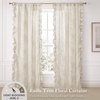 Madison Park Floral Ruffle Curtain, 42″ W x 84″ L, Blue, 2 Panel Set(Neutral)