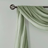 Madison Park Sheer Scarf for Living Room, Lightweight, 42×144 Sage(Sage)