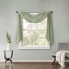 Madison Park Sheer Scarf for Living Room, Lightweight, 42×144 Sage(Sage)