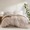 Madison Park Sage Green Striped Duvet Cover Set Queen, Linen Cotton Rayon(Terracotta)
