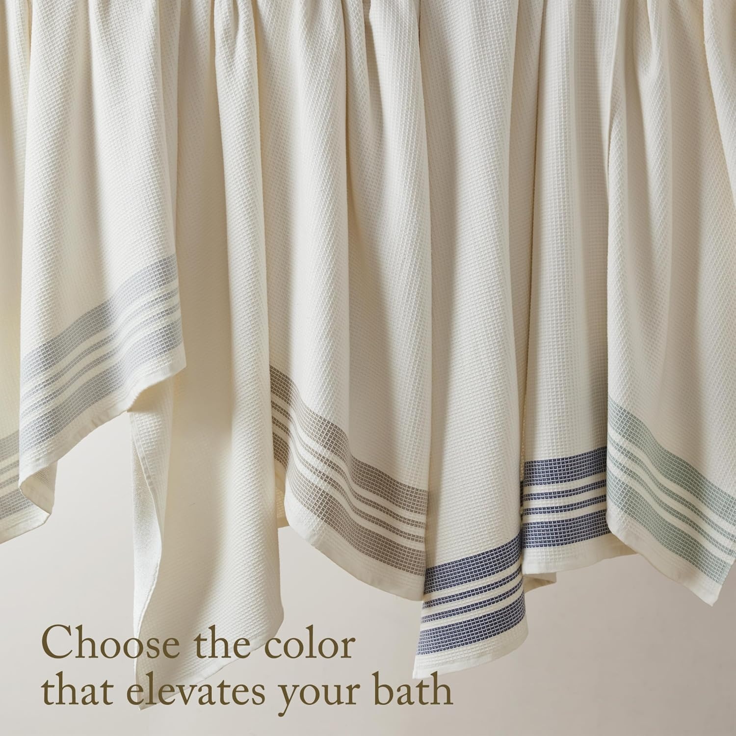 image:imageMadison Park Millstreet Waffle Weave Bath Towel Set of 2 30 x 60 White