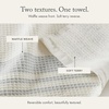 Madison Park Millstreet Waffle Weave Bath Towel Set of 2, 30 x 60, Gray