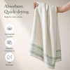 Madison Park Millstreet Waffle Weave Bath Towel Set of 2, 30 x 60, Green