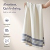 Madison Park Millstreet Waffle Weave Bath Towel Set of 2, 30 x 60, Navy