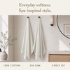 Madison Park Millstreet Waffle Weave Bath Towel Set of 2, 30 x 60, White