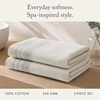 Madison Park Millstreet Waffle Weave Hand Towel Set of 2, 20 x 30, Gray