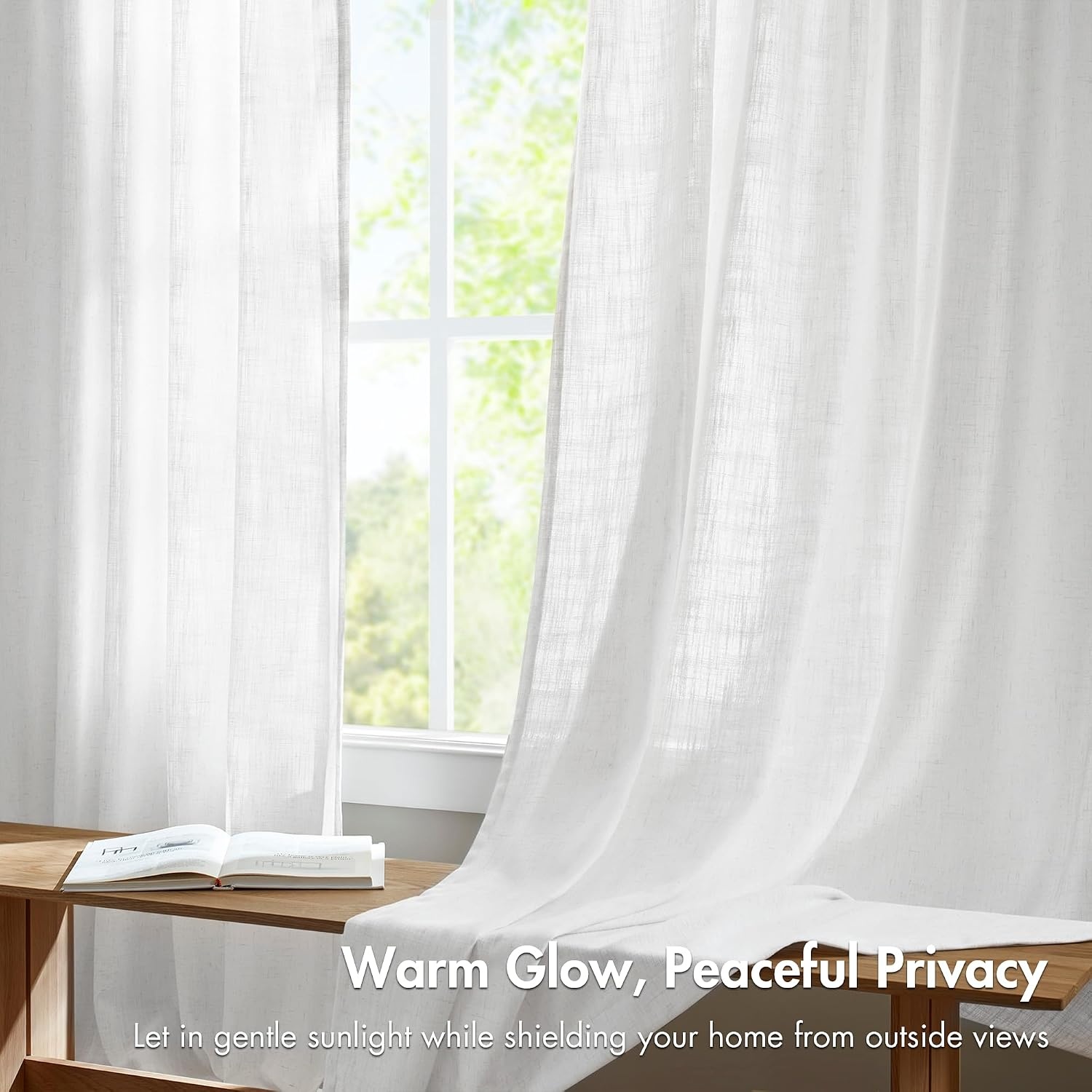 image:imageMadison Park Pinch Pleated Curtains Soft Light Filtering 2PK 40x96 WhiteWhite