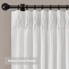 Madison Park Pinch Pleated Curtains, Soft Light Filtering 2-PK 40×96 White(White)
