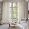 Madison Park Pinch Pleated Curtains, Soft Light Filtering 2-PK 40×96 White(Ivory)